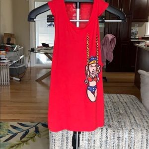 Project X Red muscle tank